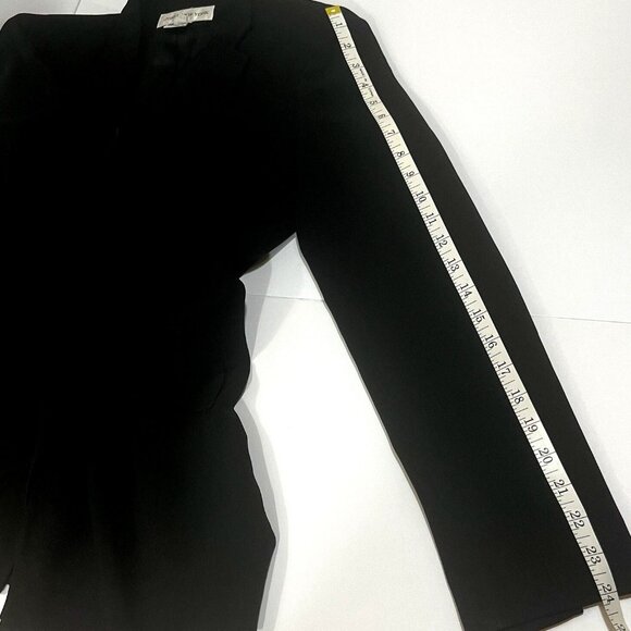 Jones New York Black Blazer Women’s Size 8 One Button Career Jacket USA - Picture 11 of 15